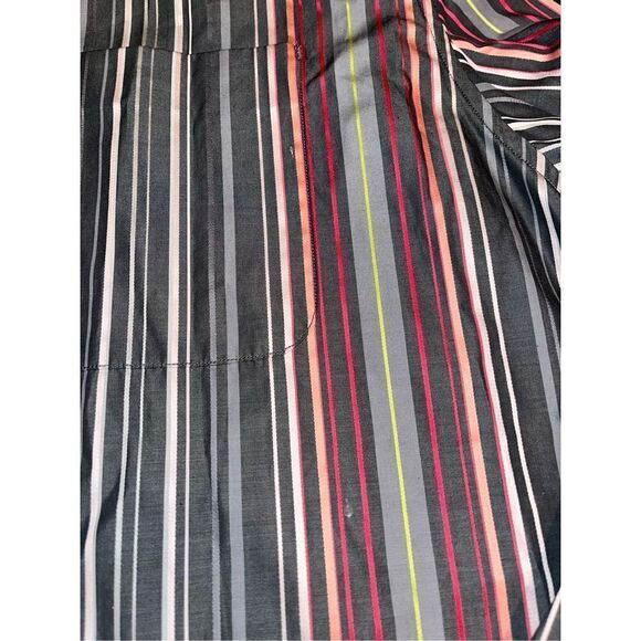 Tommy Bahama Mens Long Sleeve Cotton Button Down Shirt XXL Gray Stripe - Picture 4 of 5